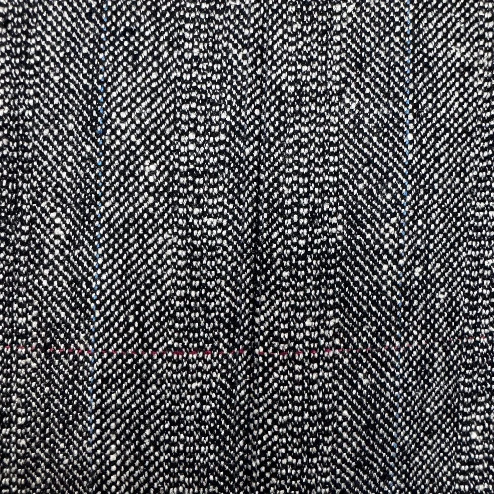 Vintage Burberrys Herringbone Overcheck Sport Coat Wool Blazer Gray
